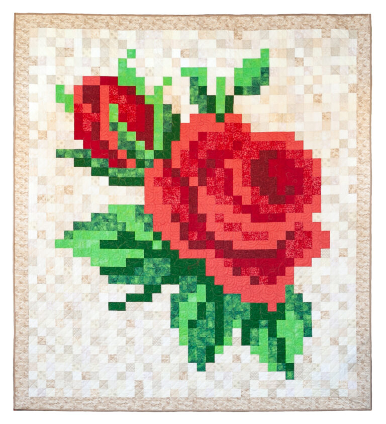 Pieced by Lesley Allan, quilted by Jill Therriault, donated to ? for auction.